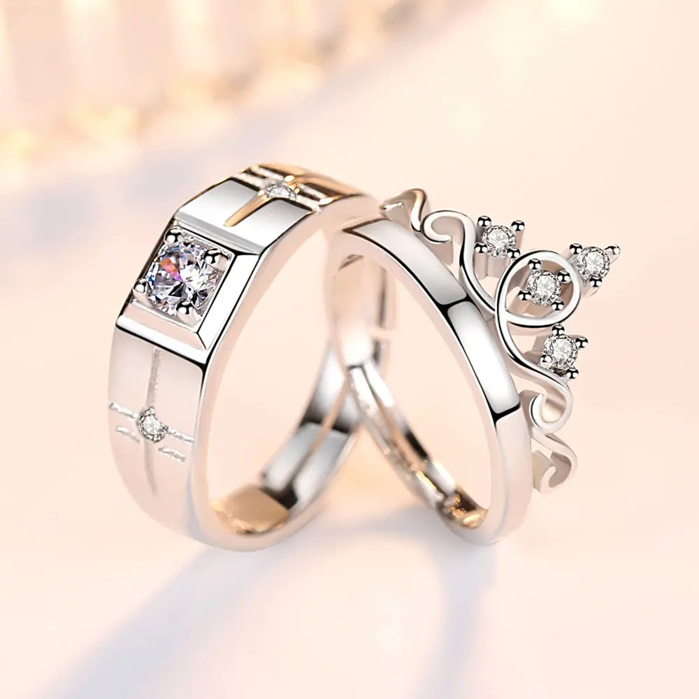 Regal Love Couple Rings