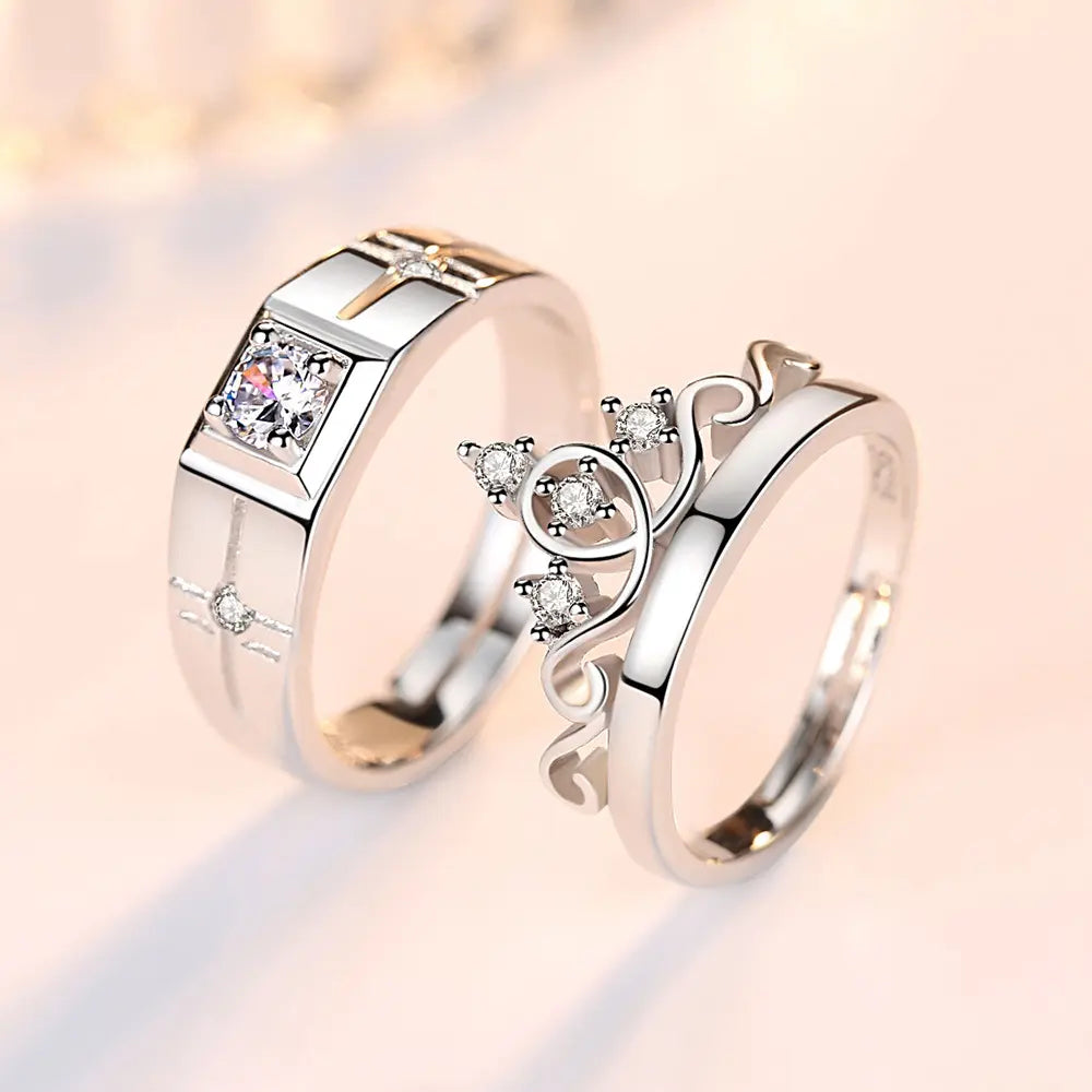 Regal Love Couple Rings