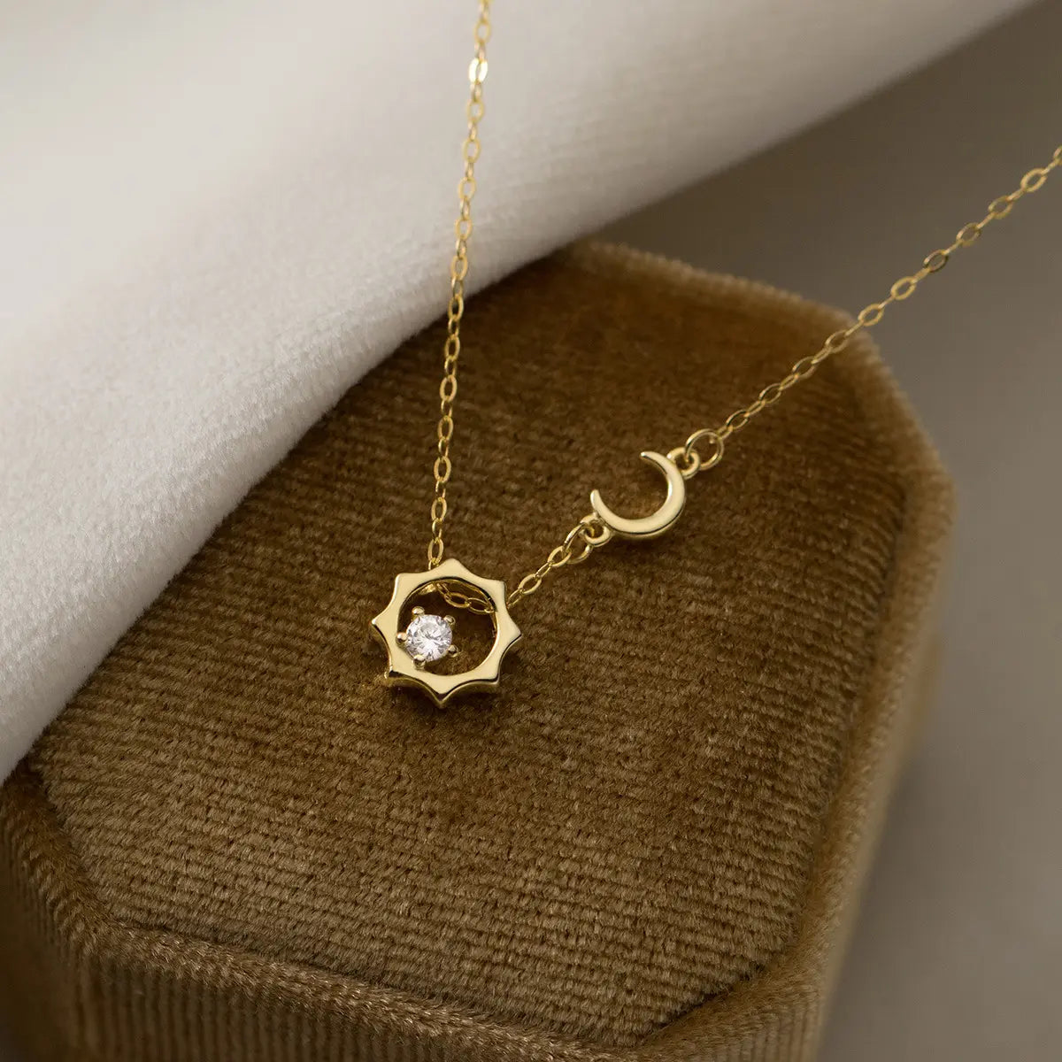 Moon and Star Pendant