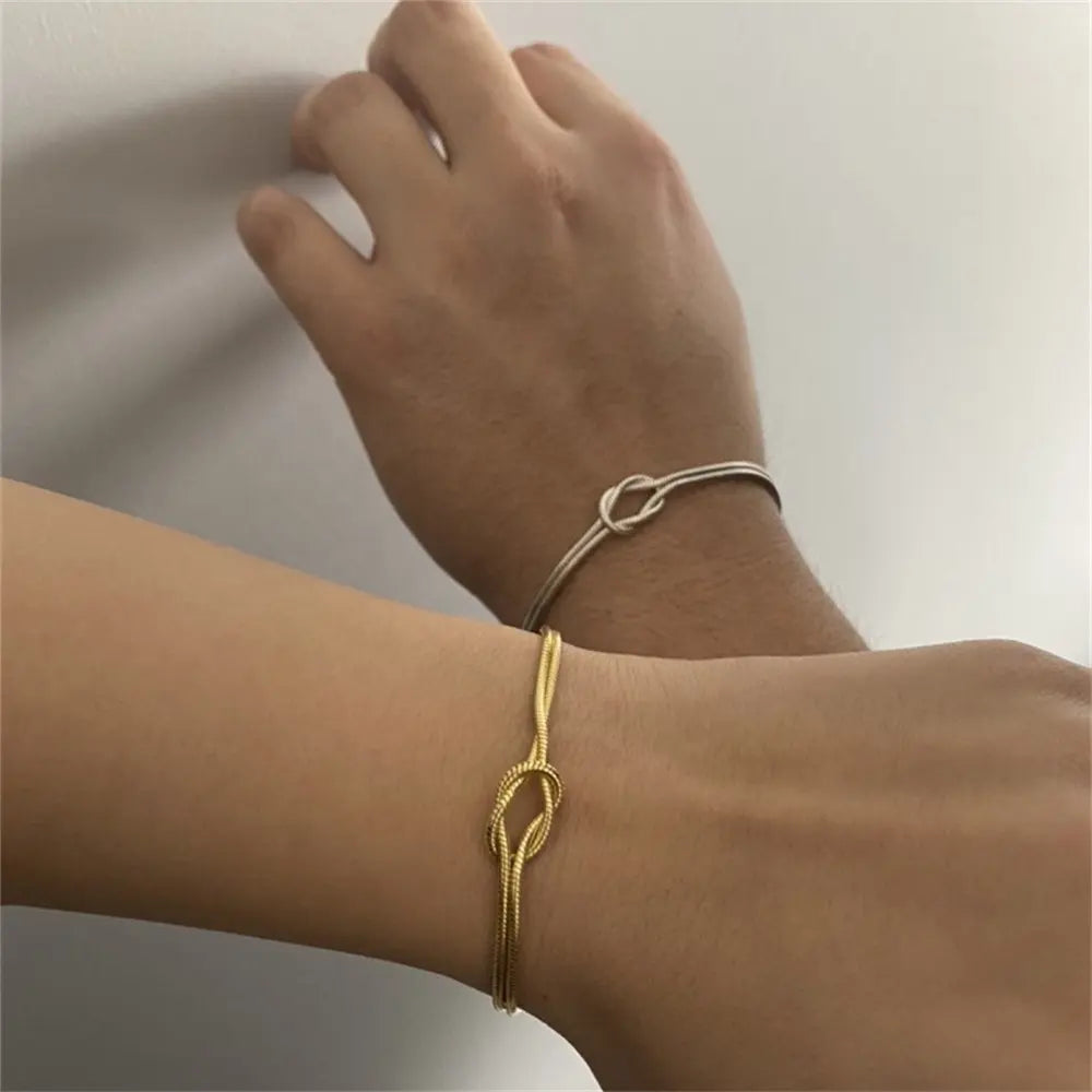 Couple Infinity Knot Bracelet Set (Pack of 2)
