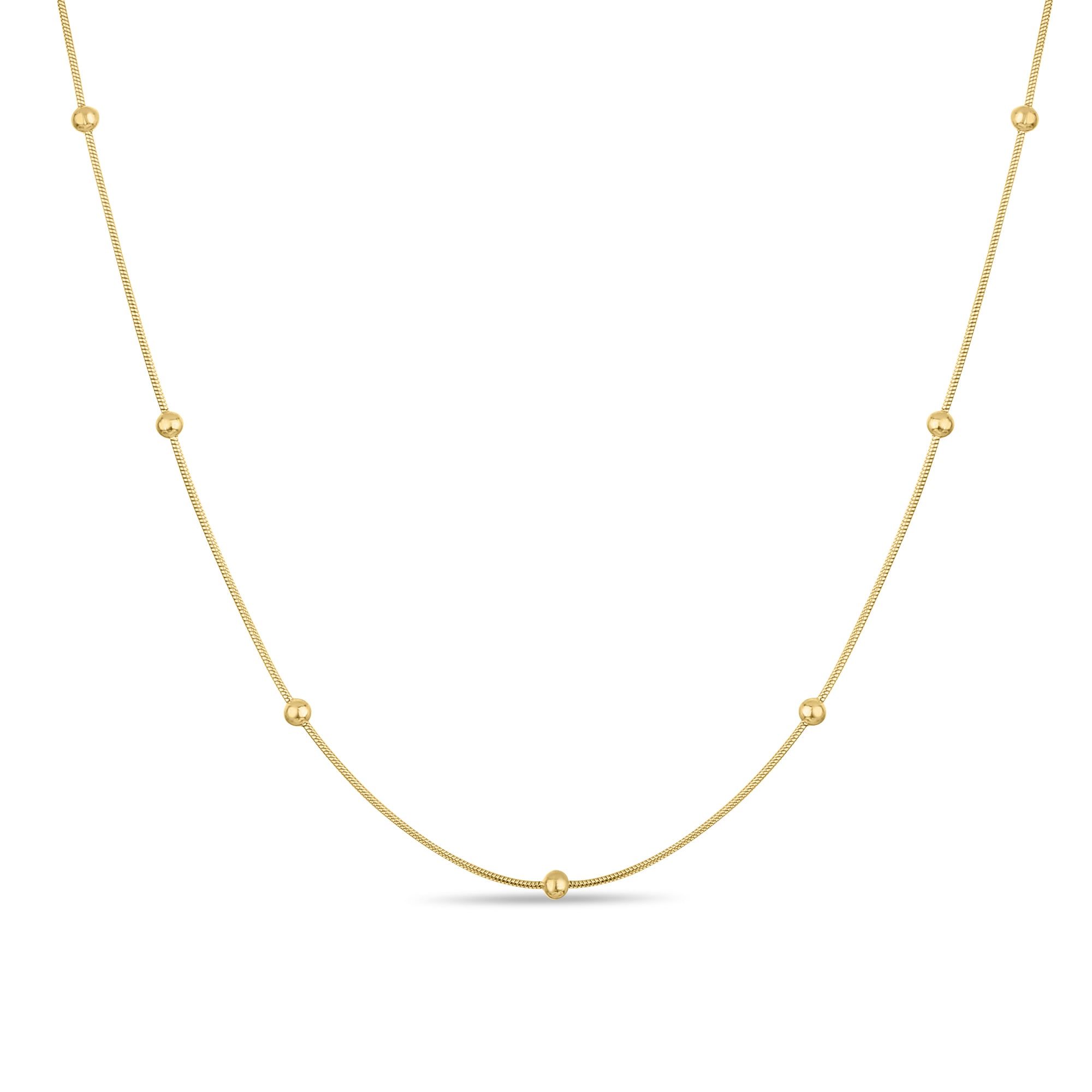 Golden Beads Necklace