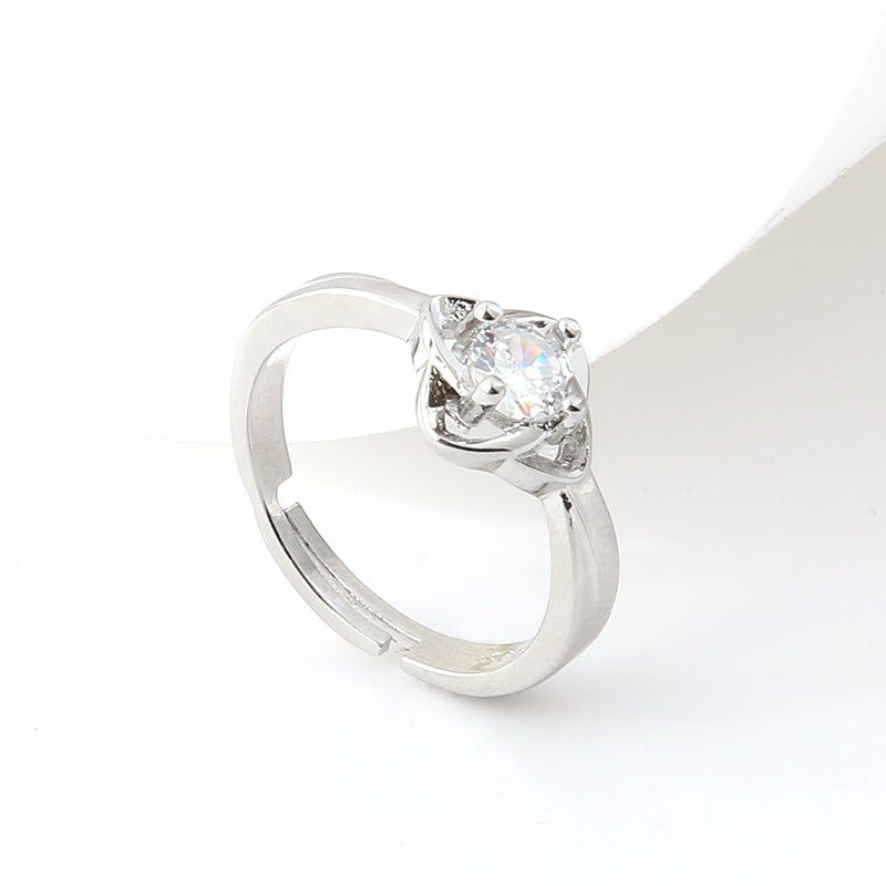 Floral Fusion Minimal Couple Rings