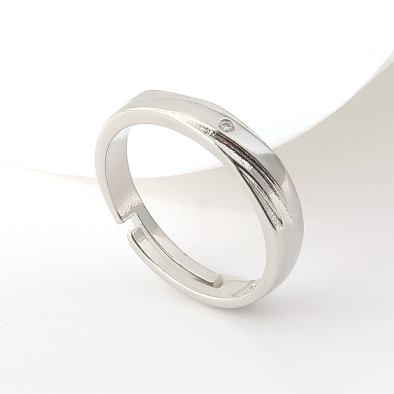 Floral Fusion Minimal Couple Rings