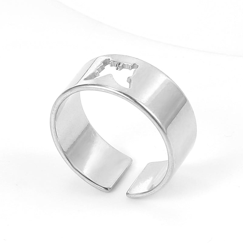 Wings Of Love Couple Rings