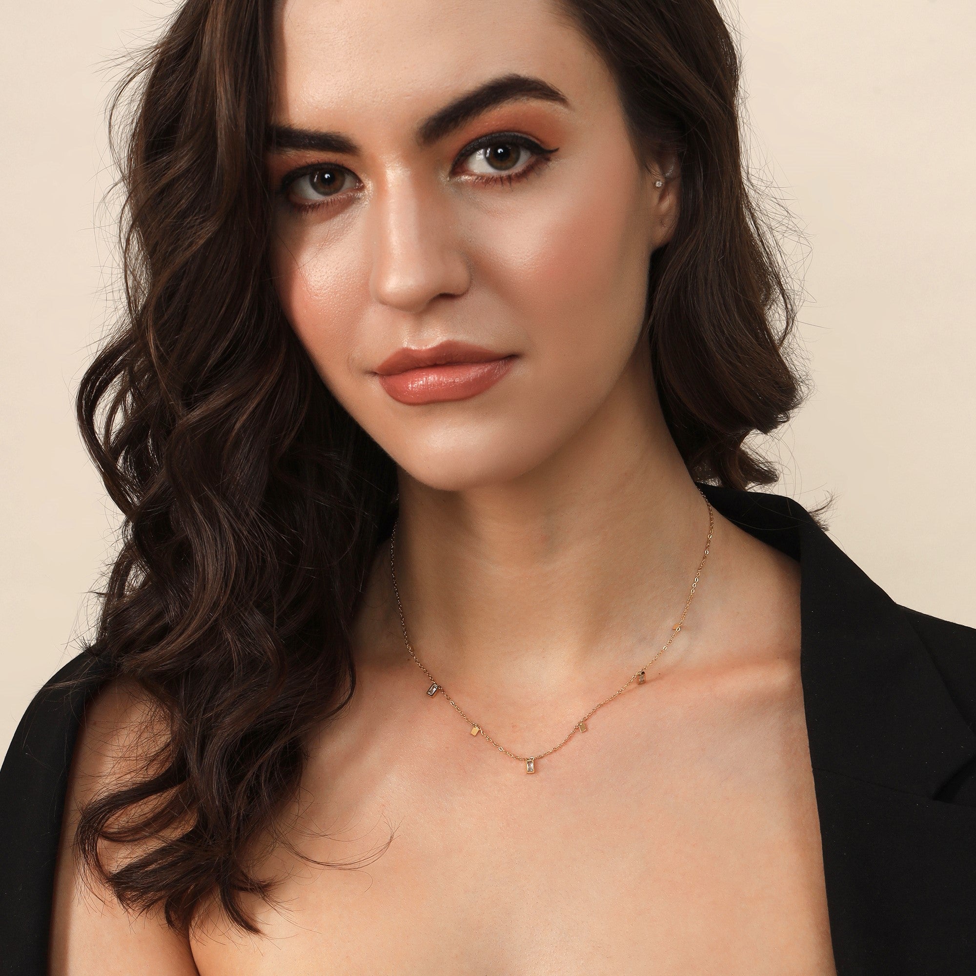 Geometric Edge Necklace - Fab Couture