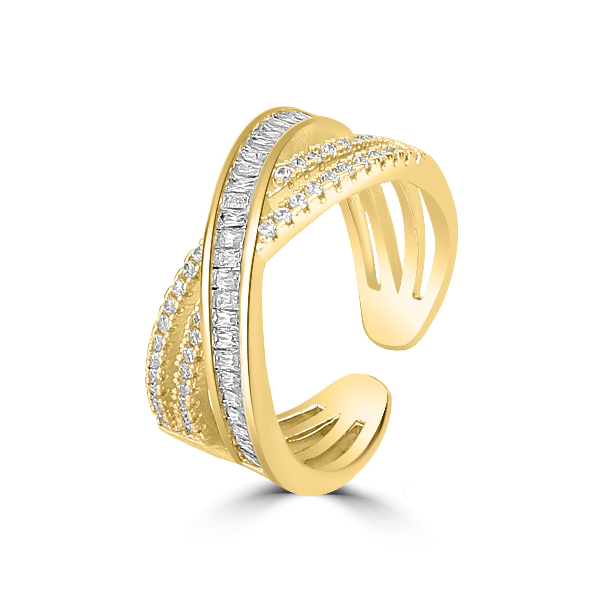 Twisted Tier Ring - Fab Couture