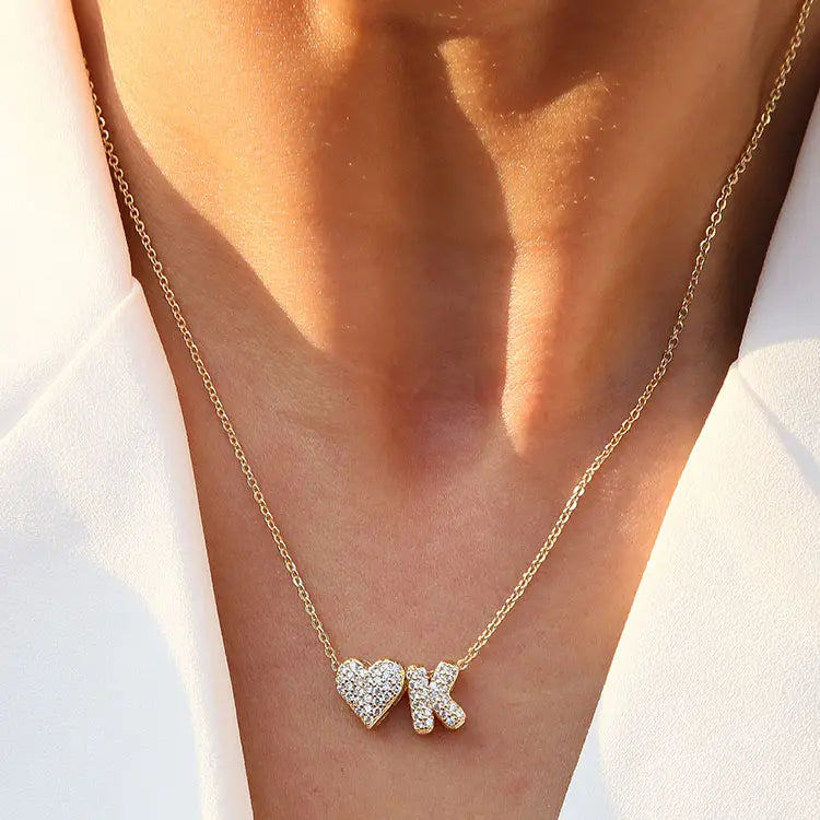 Personalized Amor Initials Pendant