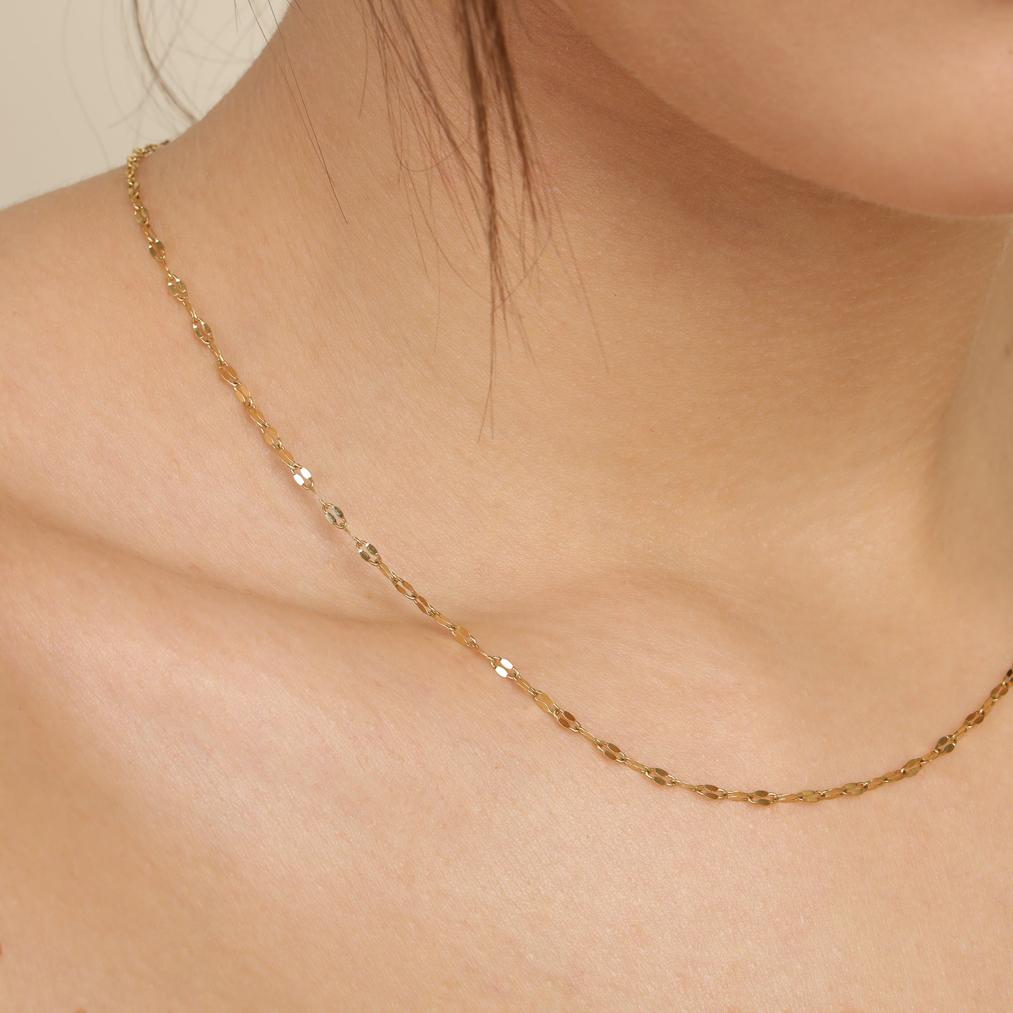 Sequin Chain Necklace