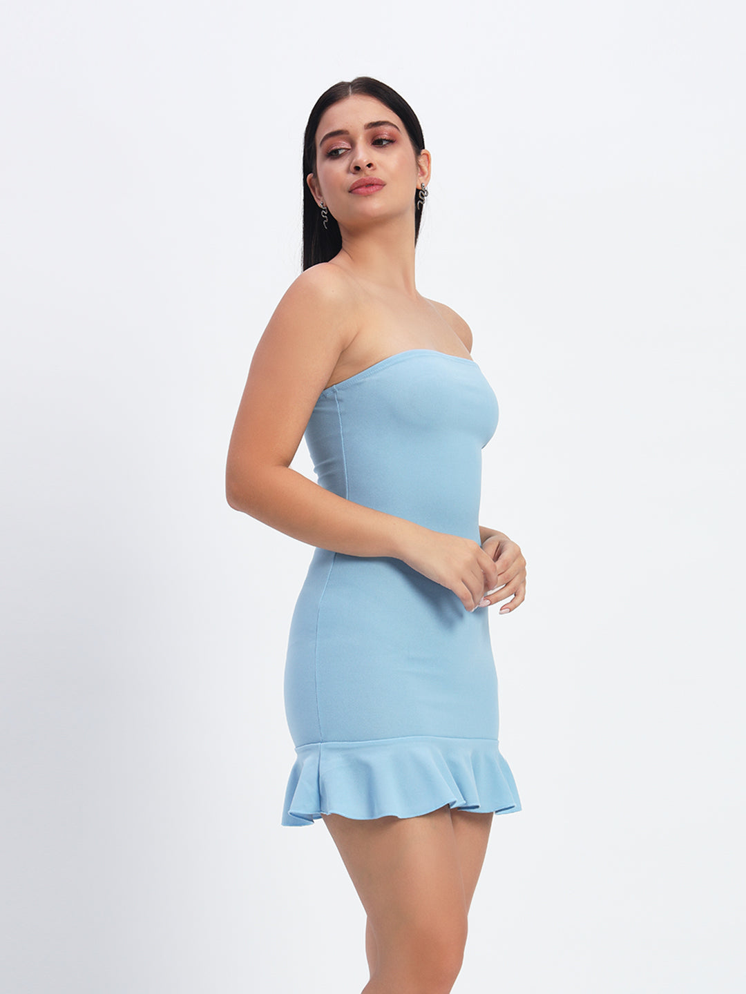 Victoria Slim Pleated Mini Dress