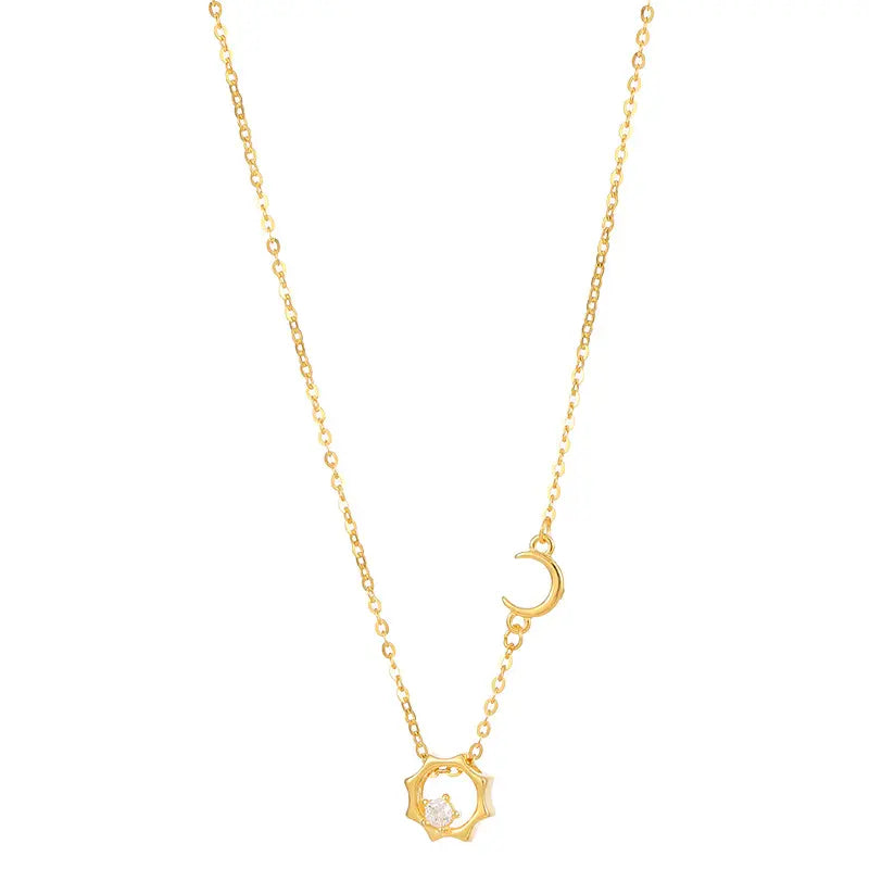 Moon and Star Pendant
