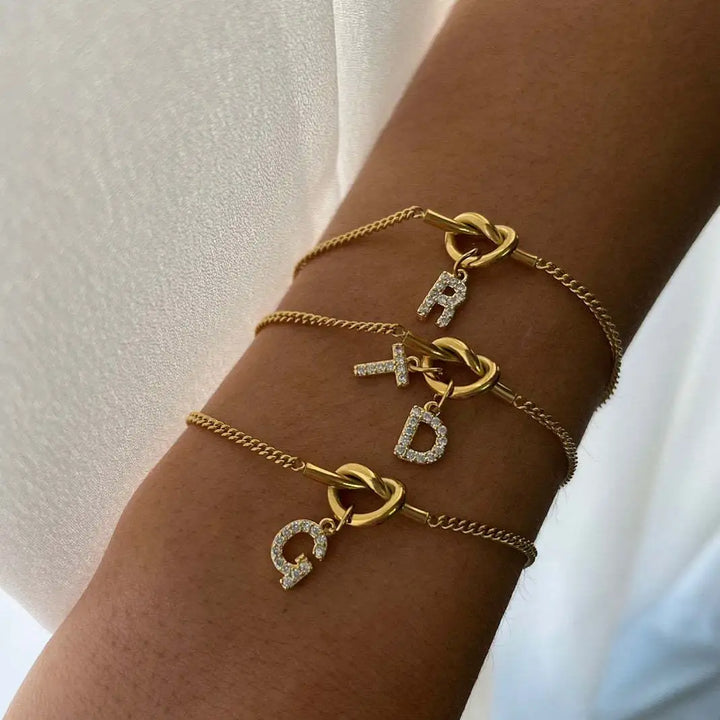 Personalized Infinity Knot Bracelet