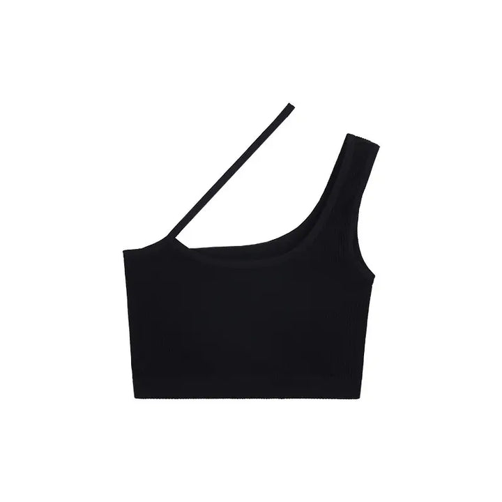 Cut Out Tank Top (Black)