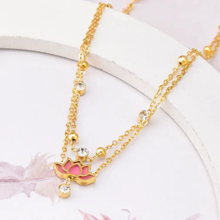 Sacred Lotus Anklet