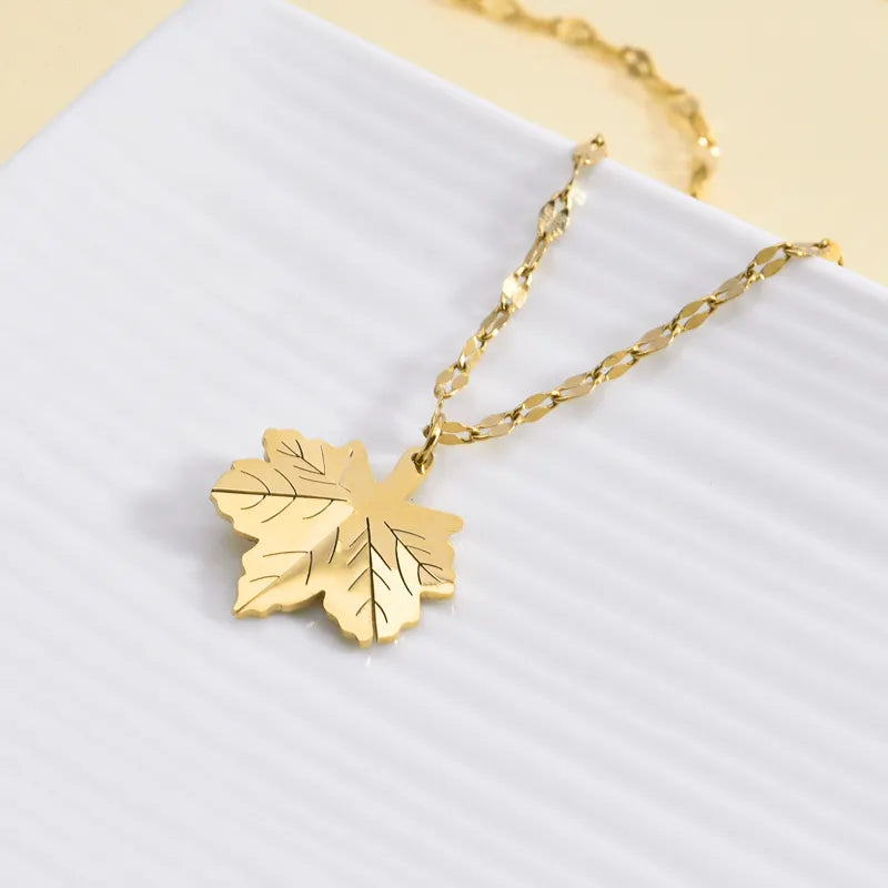 Golden Leaf Necklace