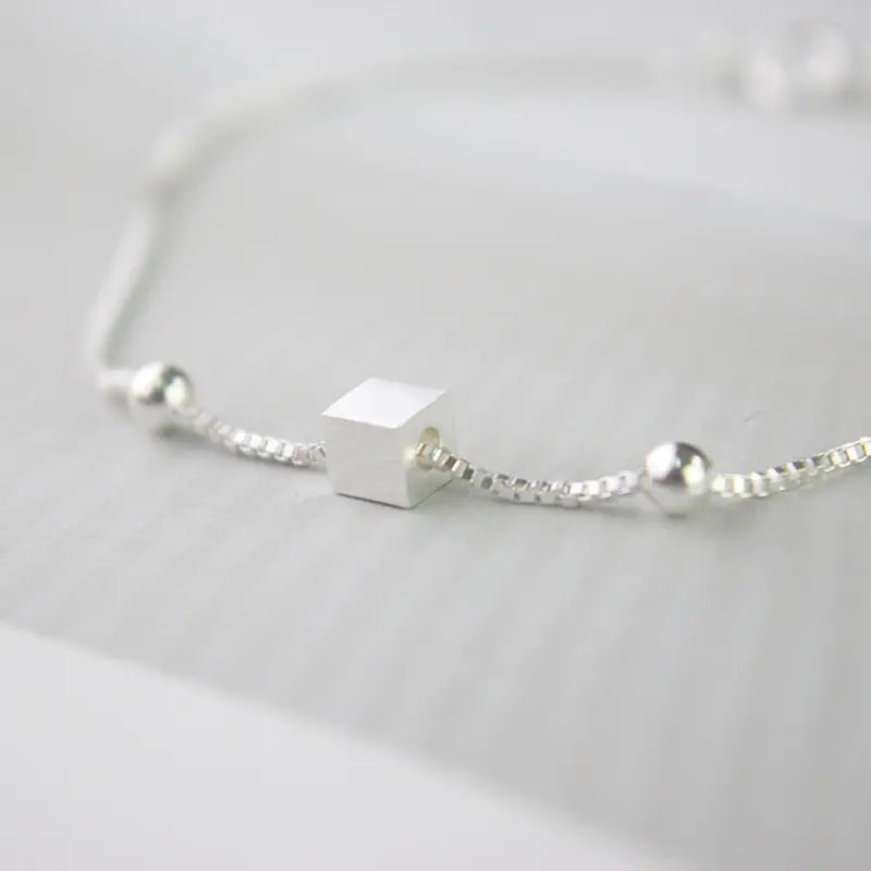 Classic Silver Anklet