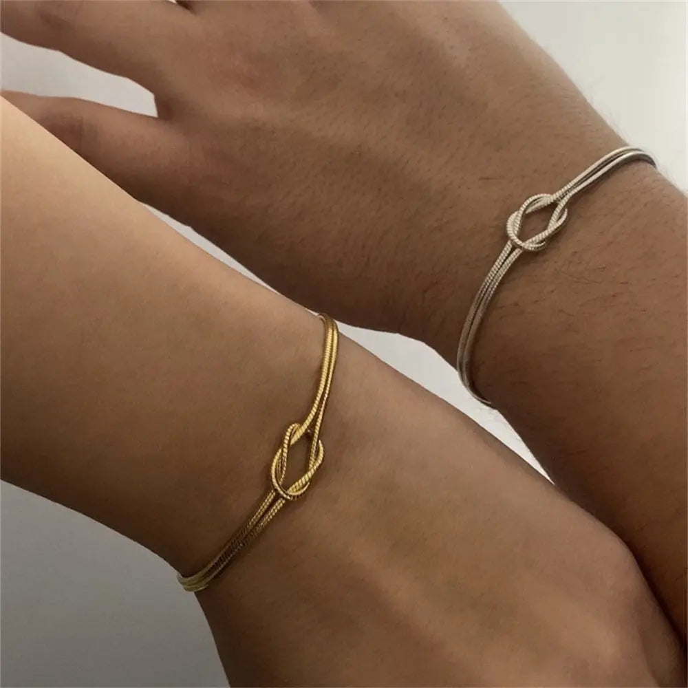 Couple Infinity Knot Bracelet Set (Pack of 2)