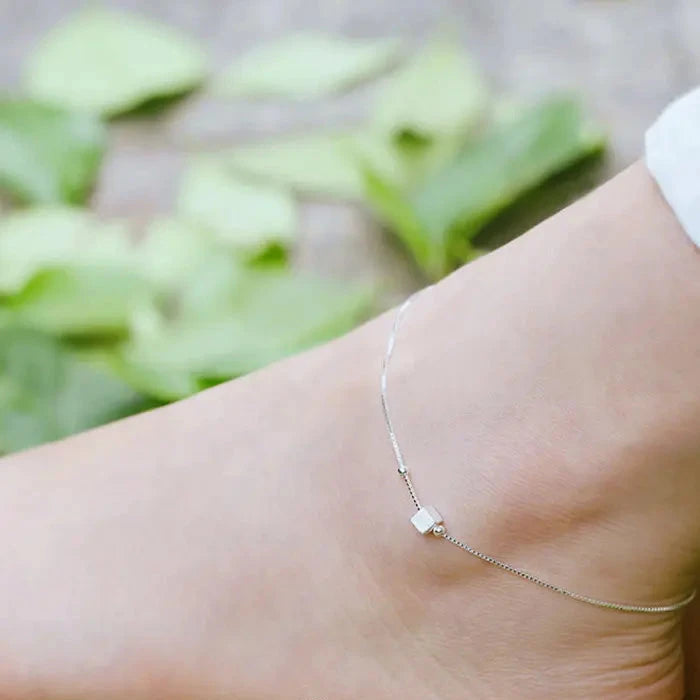 Classic Silver Anklet