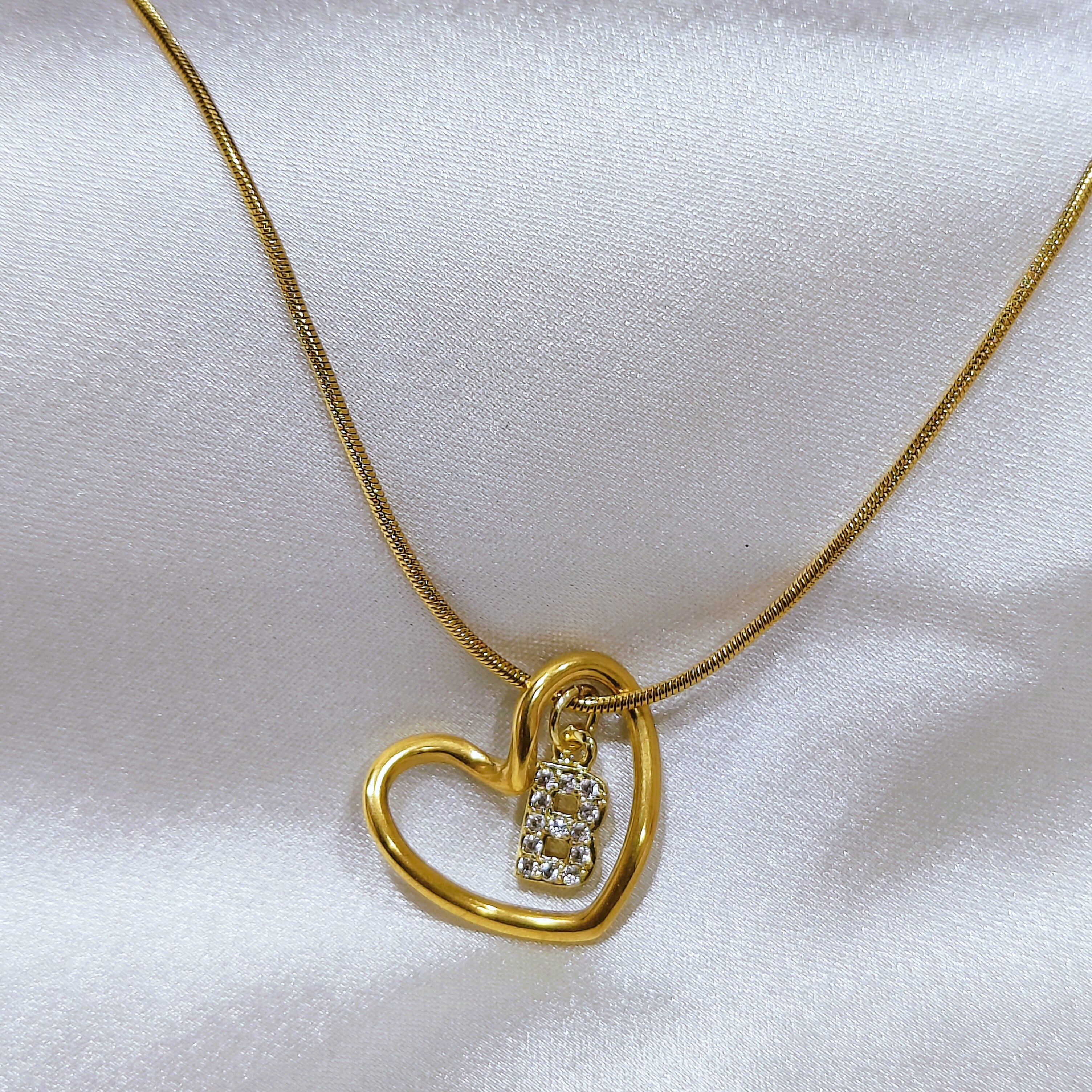 Personalized Infinity Heart Pendant