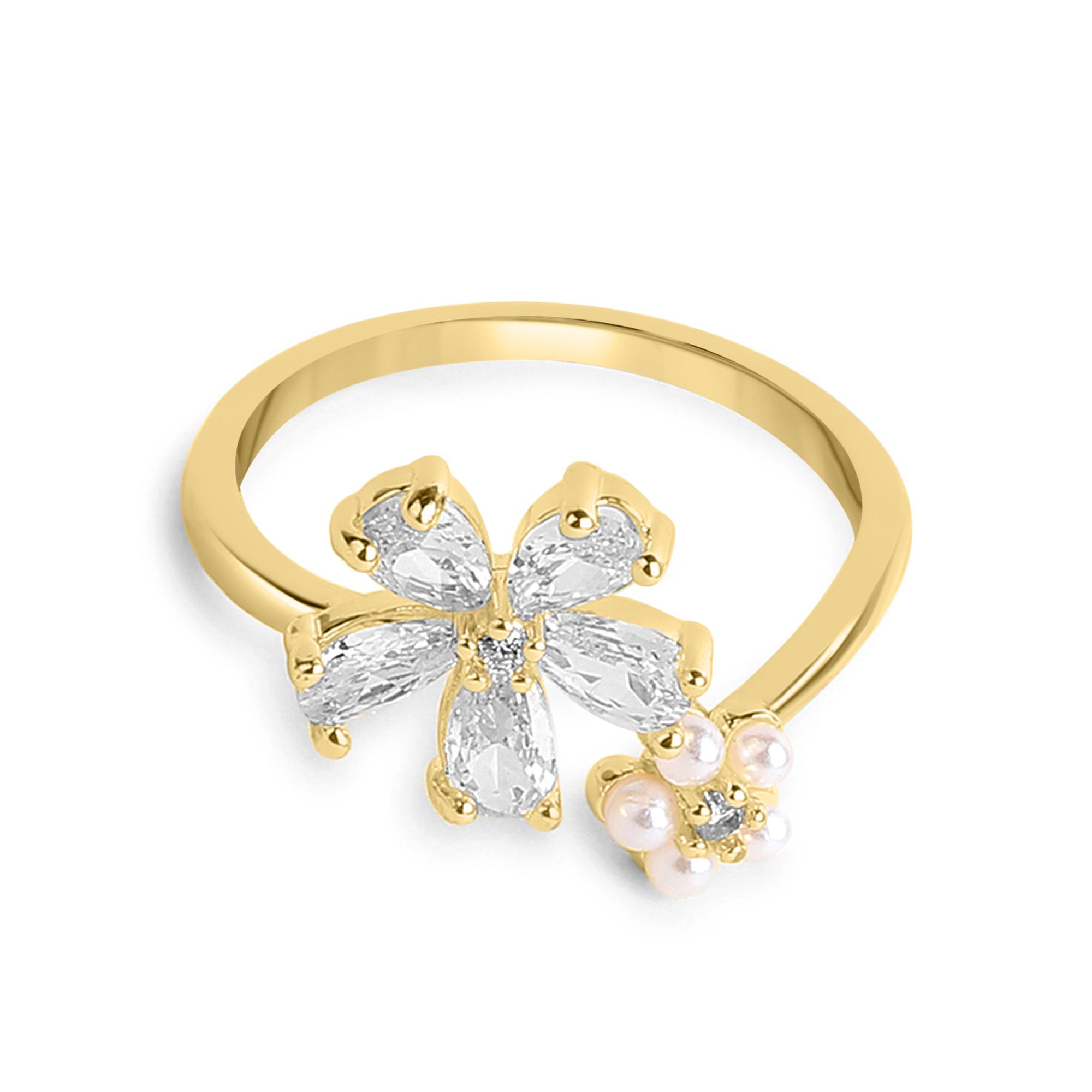 Crystal Blossom Ring