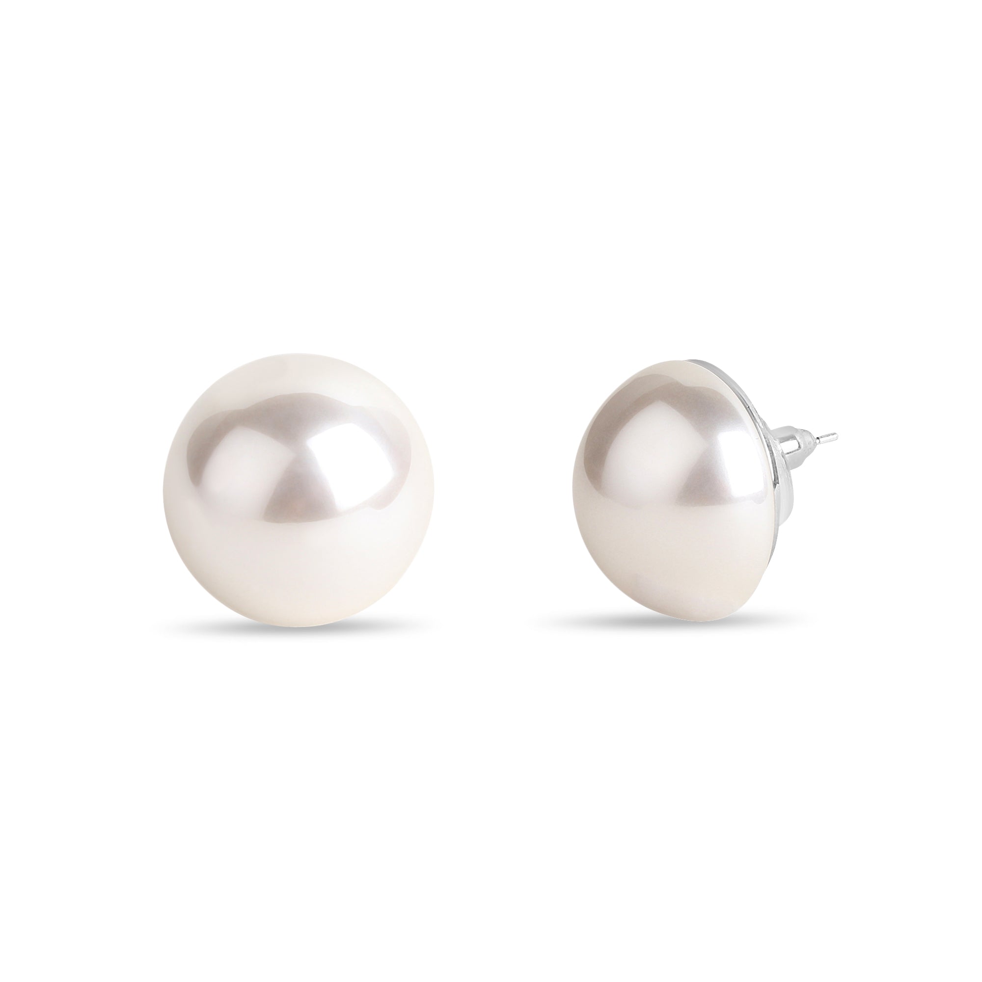 Frosted Pearl Studs