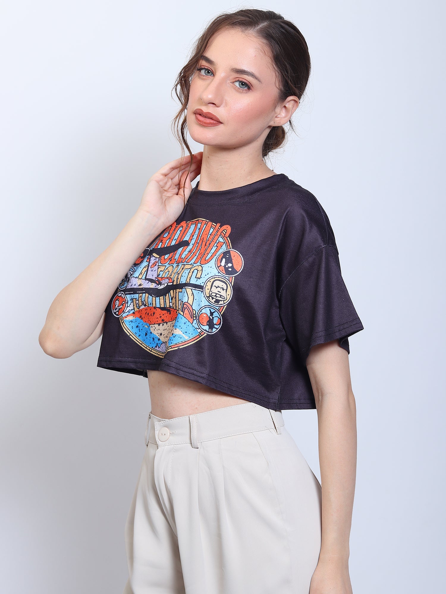 Rolling Stones Crop Top