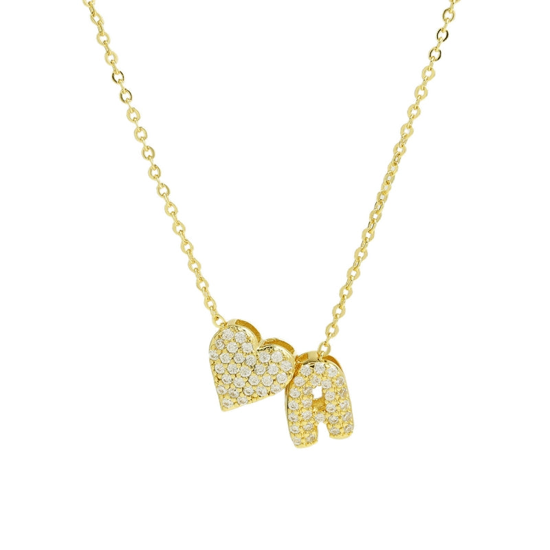 Personalized Amor Initials Pendant