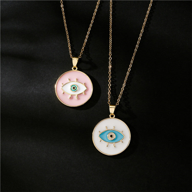 Evil Eye Coin Pendant freeshipping - FAB COUTURE