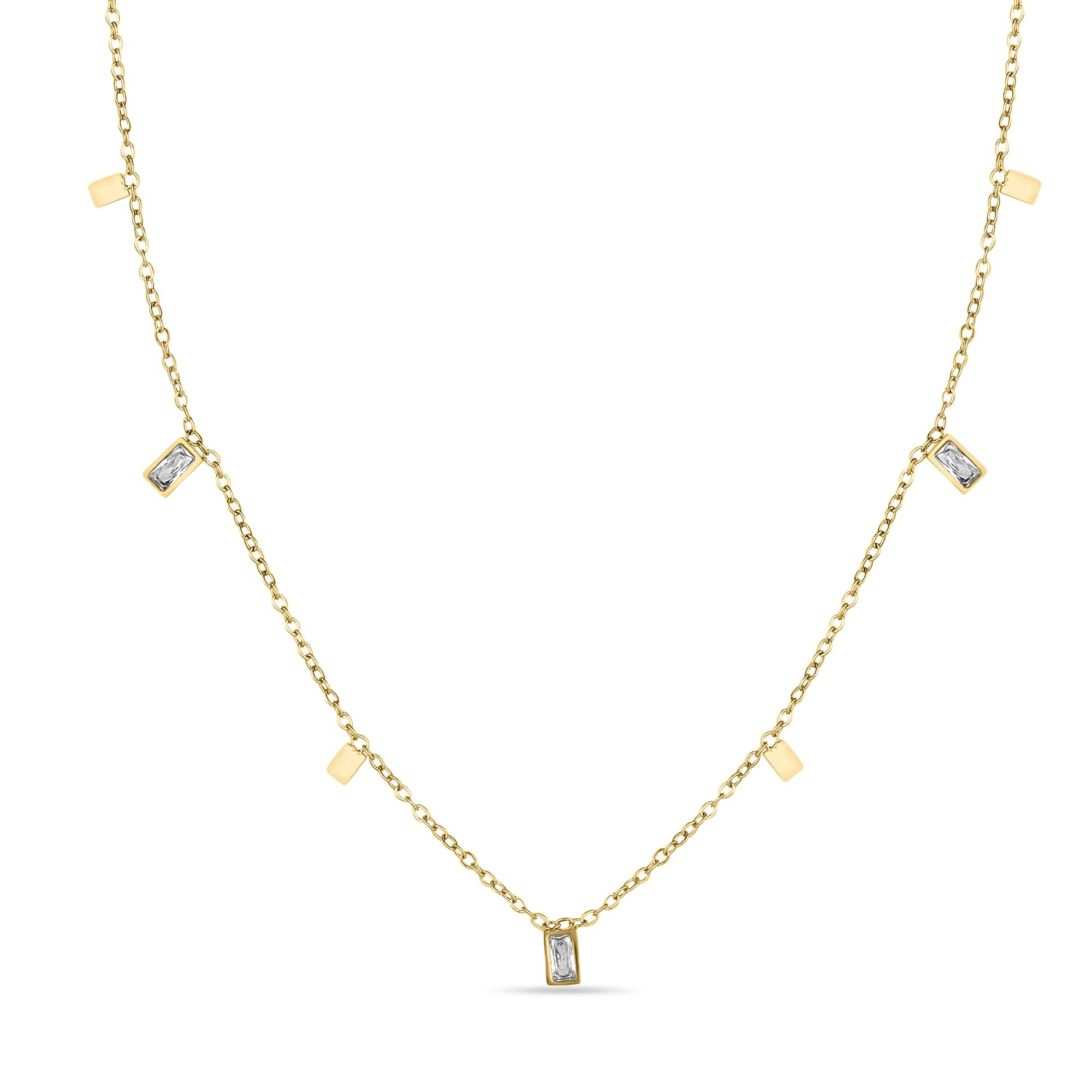 Geometric Edge Necklace - Fab Couture