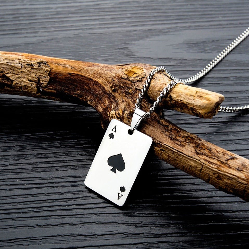 Lucky Poker Pendant - Fab Couture