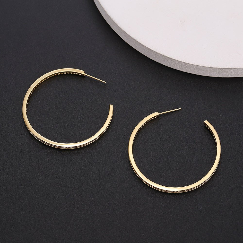 Luxe Statement Hoops - Fab Couture