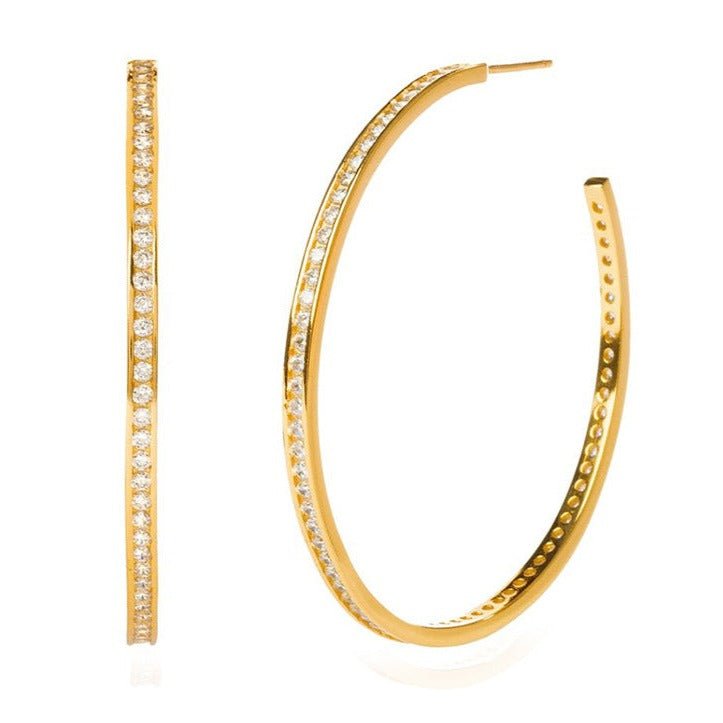 Luxe Statement Hoops - Fab Couture