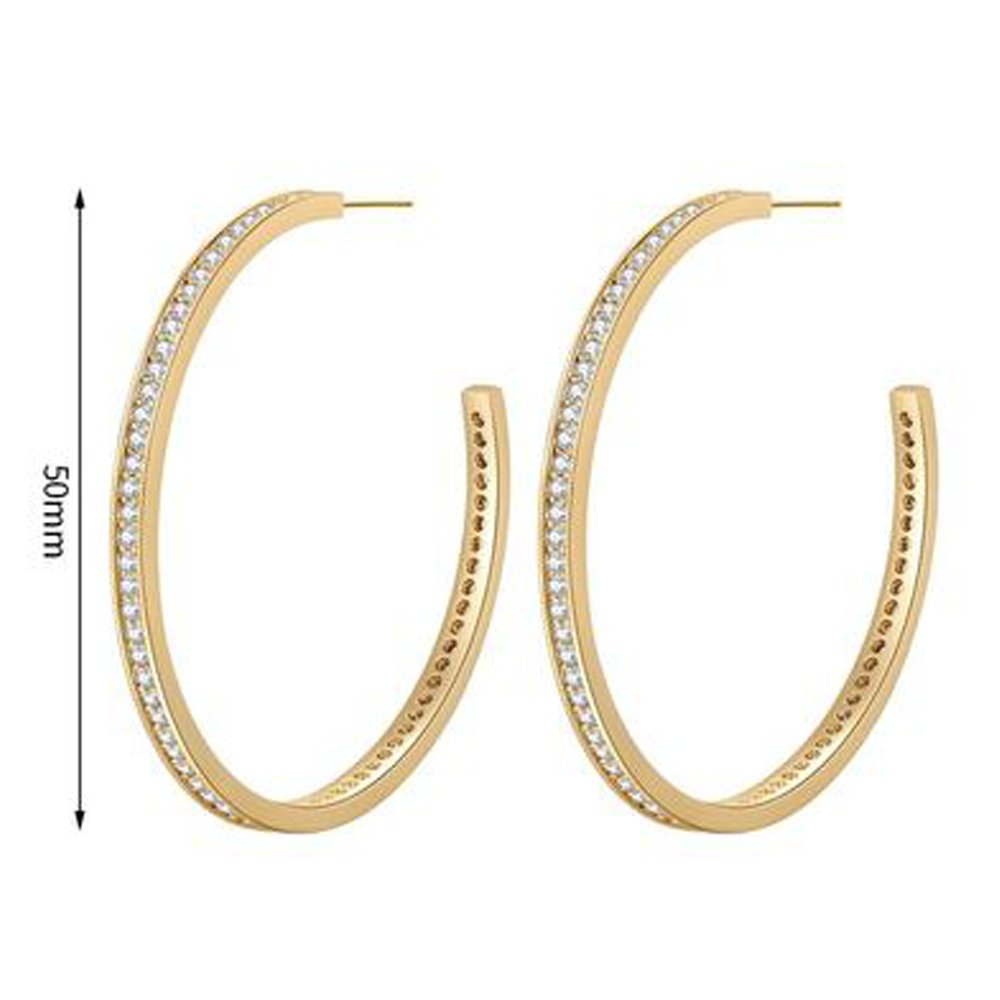 Luxe Statement Hoops - Fab Couture