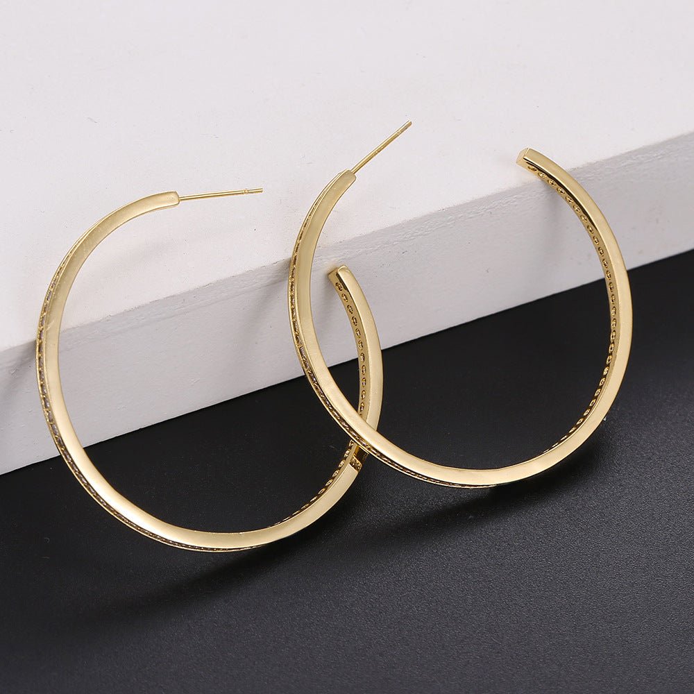 Luxe Statement Hoops - Fab Couture